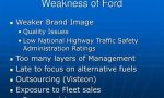 What Is Ford's Biggest Weakness?