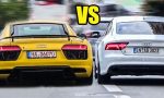 Which is faster R8 or RS7?