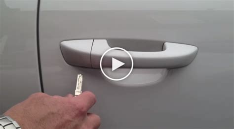 How do you open a VW car window with a key?