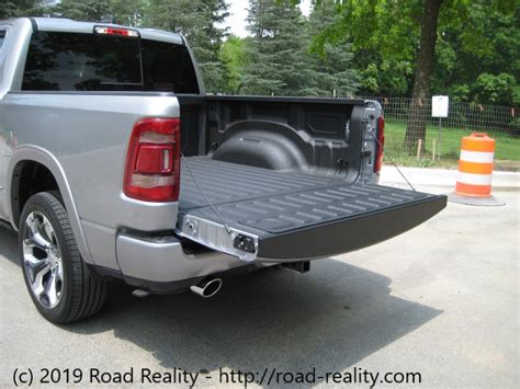 How long is a Ram 1500 short bed with tailgate down?