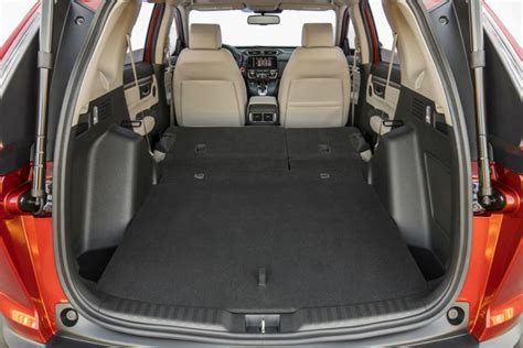 How much trunk space does a Honda CR-V have with seats down?