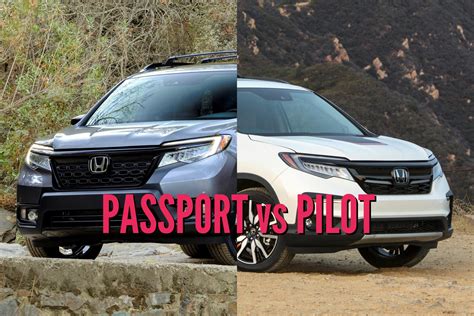 Is Honda Passport wider than Pilot?