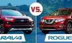 What car is bigger Nissan Rogue or Toyota RAV4?