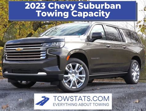 What is the towing capacity of the 2023 Suburban 1500?