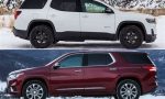 Which is more expensive Acadia or Traverse?